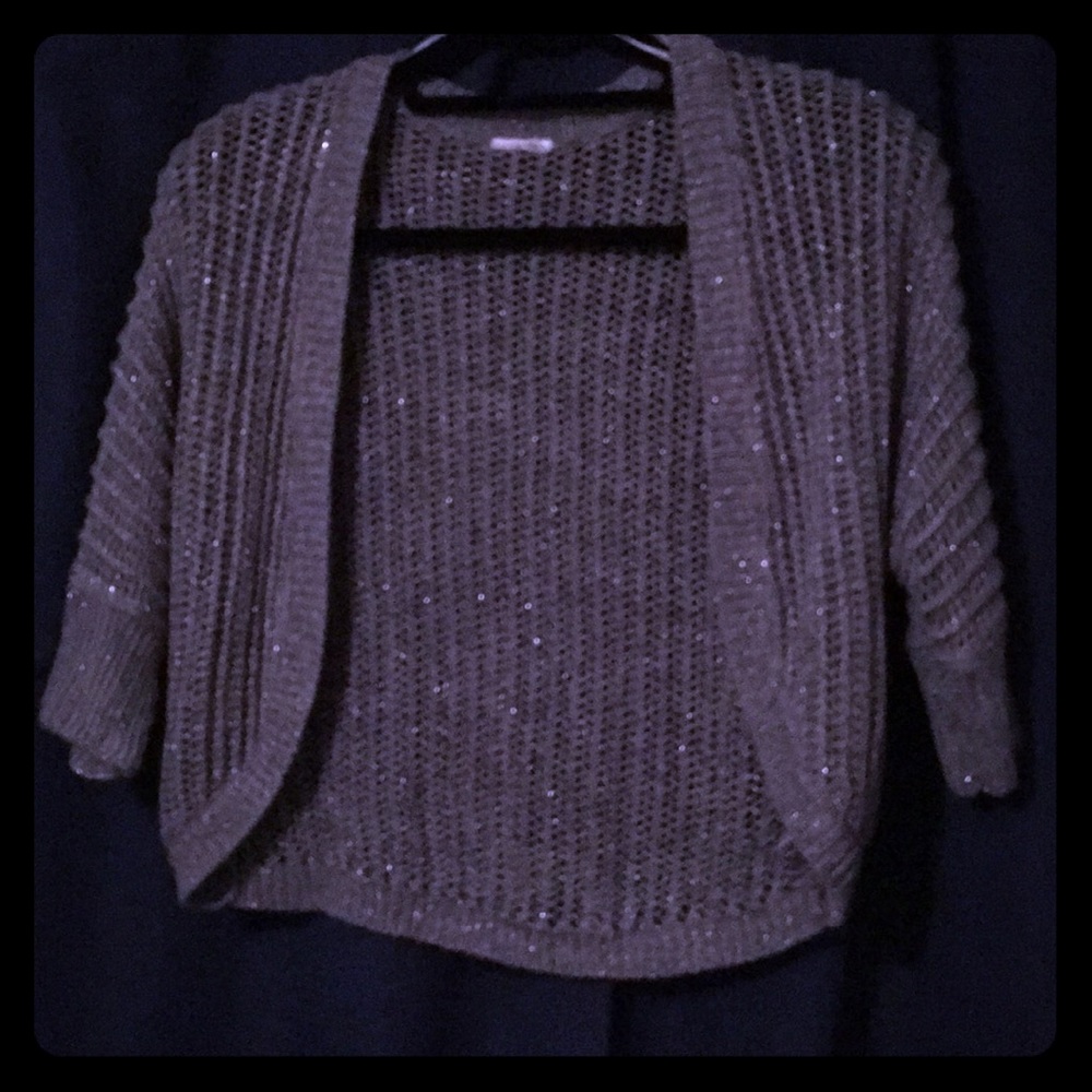 Justice girls size 14 bolero sweater